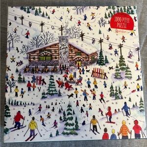 Galison 1000 Piece Winter Ski Lodge Puzzle